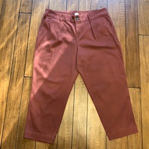 a new day Pleated Red Pants